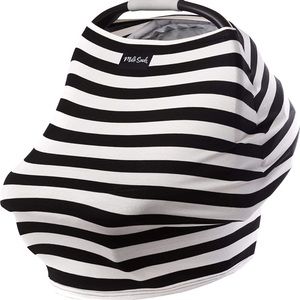 Milk Snob Original 5-in-1 Cover - Black and white stripes